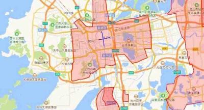 苏州禁摩区域地图,2021苏州摩托车限行区域图