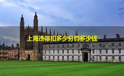 上海违停扣多少分罚多少钱