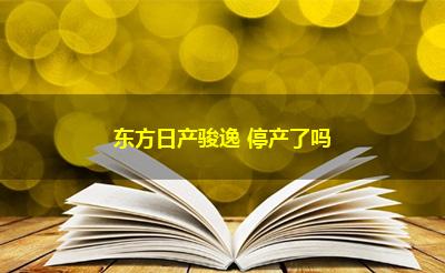 东方日产骏逸 停产了吗